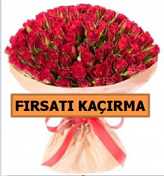 SON 1 GÜN İTHAL BÜYÜKBAŞ GÜL 101 ADET  İstanbul Taksim ucuz çiçek gönder  