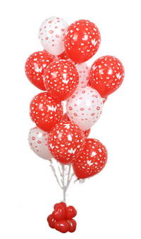 Sevdiklerinize 17 adet uçan balon demeti yollayin.  İstanbul Taksim ucuz çiçek gönder 
