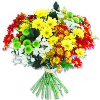 Kir çiçeklerinden buket modeli  İstanbul Taksim internetten çiçek satışı 