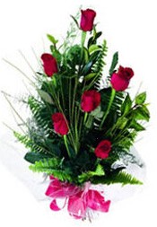  İstanbul Taksim çiçek online çiçek siparişi  5 adet kirmizi gül buketi hediye ürünü