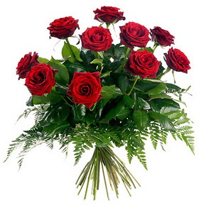  İstanbul Taksim çiçek yolla , çiçek gönder , çiçekçi   10 adet kırmızı gülden buket