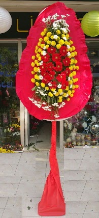  İstanbul Taksim çiçek , çiçekçi , çiçekçilik  Tek katlı düğün nikah çiçeği