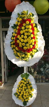 Çift katlı düğün açılış çiçek modeli  İstanbul Taksim çiçek , çiçekçi , çiçekçilik 