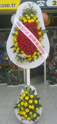 Çift katlı düğün nikah açılış çiçek modeli  İstanbul Taksim çiçek satışı 