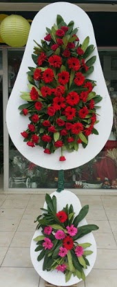 Çift katlı düğün nikah açılış çiçek modeli  İstanbul Taksim çiçekçi mağazası 