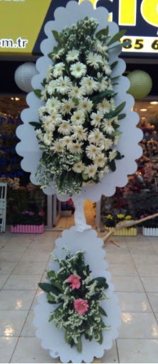 Çift katlı düğün nikah açılış çiçeği  İstanbul Taksim İnternetten çiçek siparişi 
