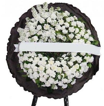Cenaze çelengi çiçeği modelleri  İstanbul Taksim ucuz çiçek gönder 