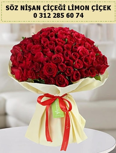 51 adet kırmızı gül söz nişan buketi çiçeği  İstanbul Taksim çiçek , çiçekçi , çiçekçilik 