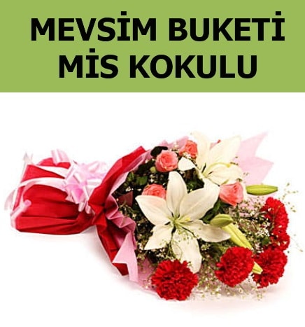 Karışık mevsim buketi mis kokulu bahar  İstanbul Taksim çiçek gönderme 