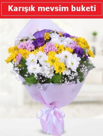 Karışık Kır Çiçeği Buketi  İstanbul Taksim çiçek online çiçek siparişi 
